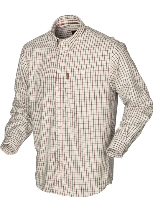 Camasa barbati, Harkila Stornoway Active, Albastru/Rosu/Alb``, Bej