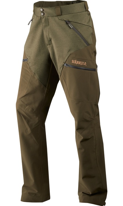 Pantaloni barbati, Harkila Agnar, Poliester, Verde inchis, 48