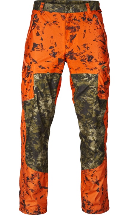 Pantaloni barbati, Seeland Vantage InVis, Poliester, Verde/Portocaliu, Verde/Portocaliu, 56