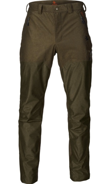 Férfi nadrág, Seeland Avail, poliészter/pamut, melange zöld, Melange zöld, 60