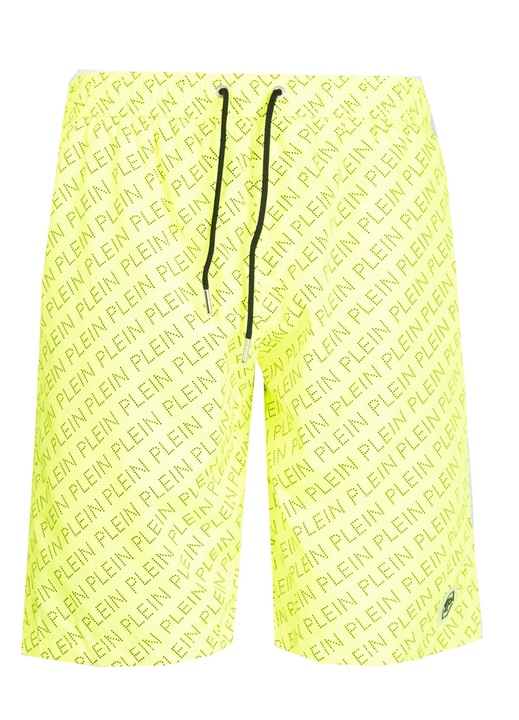 Costum de baie barbati CUPP13L01, Philipp Plein, Elastan, Galben, S INTL