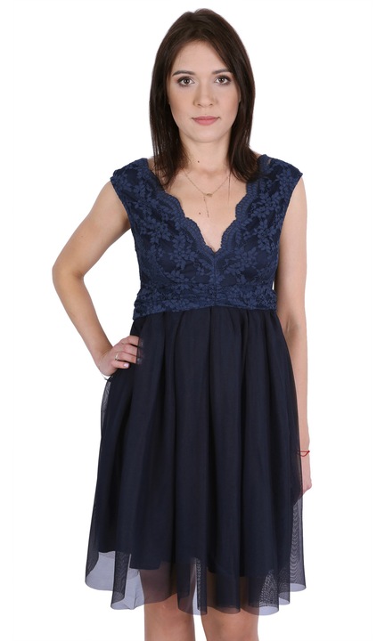 Rochie dama, Sarcia.eu, Poliester, Bleumarin, M