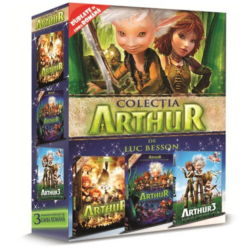 COLECTIE 3 FILME: ARTHUR [DVD]