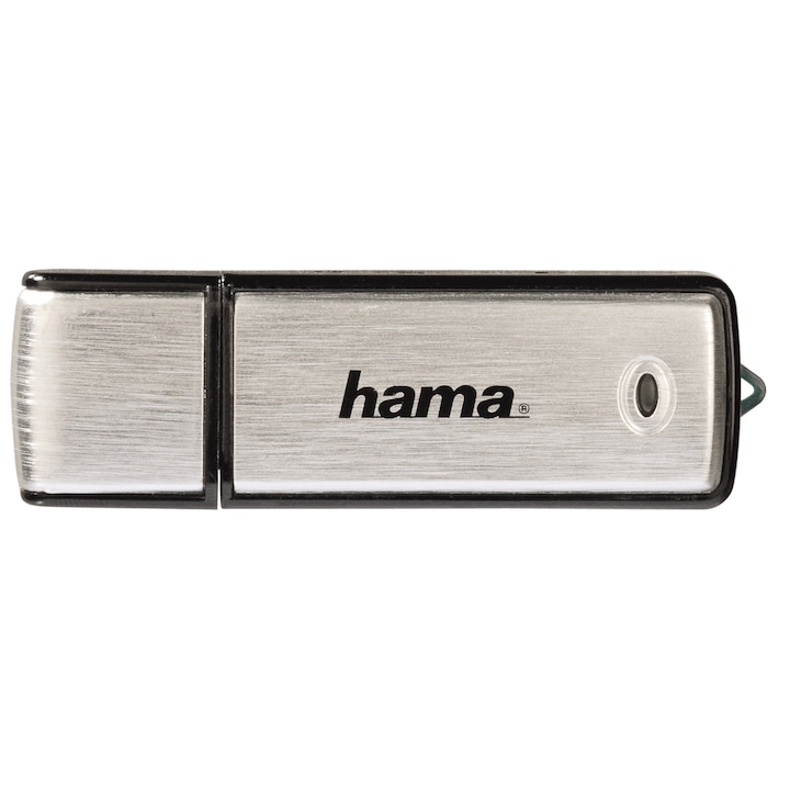 Memorie USB Hama Fancy 32GB, USB 2.0, Negru/Argintiu