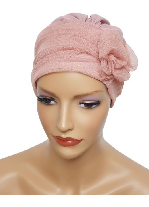 Turban dama Eva Design KamaBe-143, bumbac, 25cm, universal