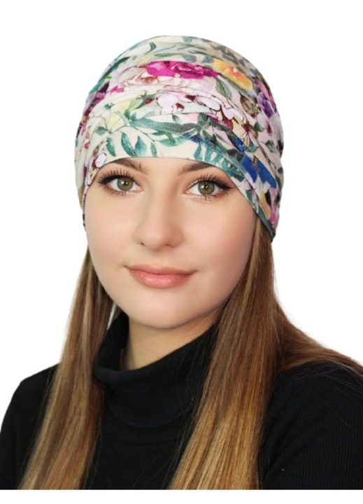 Turban dama Lara Bm-213, 95% bambus, 5% elastan, universal, design Eva