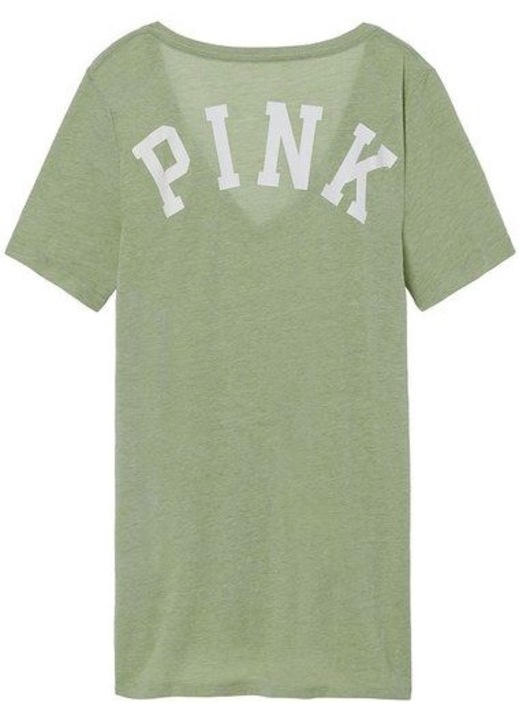 Női póló, Victoria's Secret, pamut, zöld, XS