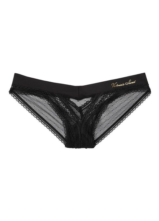 Дамски бикини Victoria's Secret, Полиамид, Черни, Черен, S