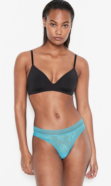 Дамски прашки, Victoria's Secret, Полиамид, Сини, M