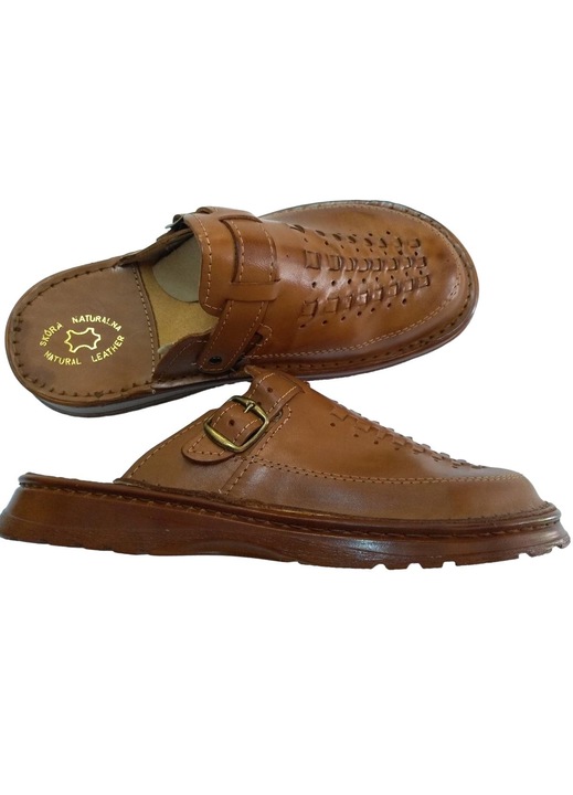 Papuci Todlanas pentru barbati, culoare maro, Maro