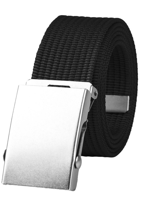 Curea pentru barbati, Kaletnik, Polipropilena, Negru/Argintiu, 130 cm