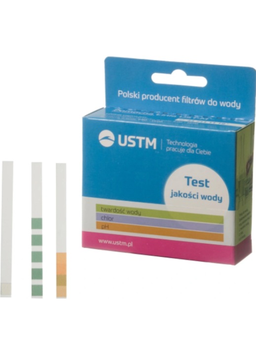 3 víztesztből álló készlet, USTM, keménység, pH, klór