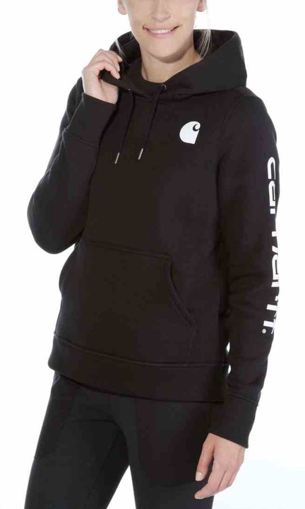Hanorac dama Carhartt Clarksburg, Negru``, Negru
