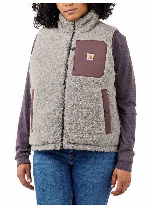 Обръщаща се жилетка, Carhartt, кафява, найлон, XS