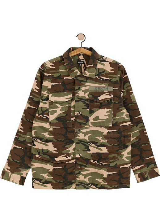 Jacheta pentru barbati, Brixton, Bumbac, M65 Surplus, Camuflaj, Multicolor, M