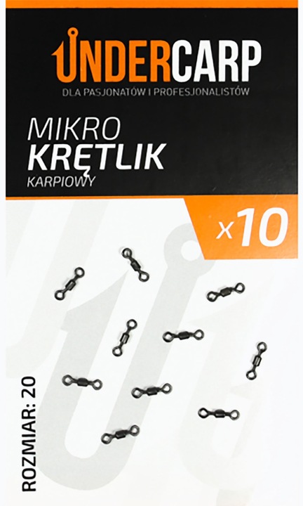 Set accesorii pivotante, Under Carp, Micro Black, Negru