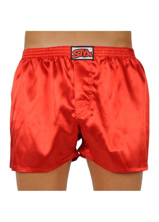 Boxeri barbati, Styx, Poliester, Rosu, Rosu