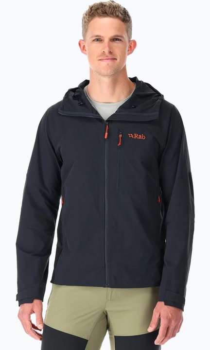 Férfi dzseki, Rab, Poliamid/Elasztán, Sötétszürke, Sötétszürke, L