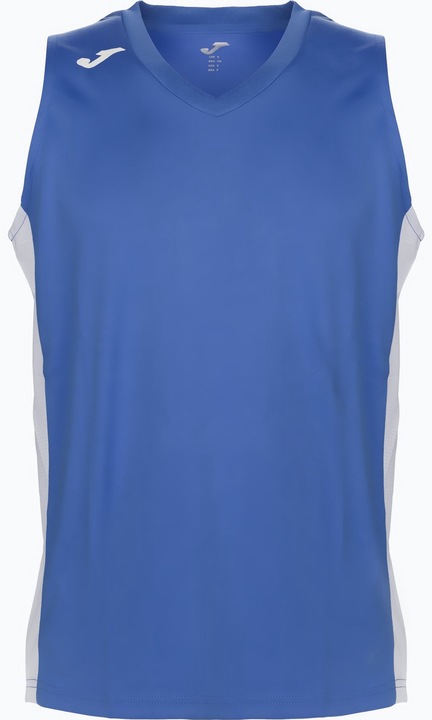 Tricou de baschet dama Cancha III, Joma, Poliester, Albastru/Alb, 2XS