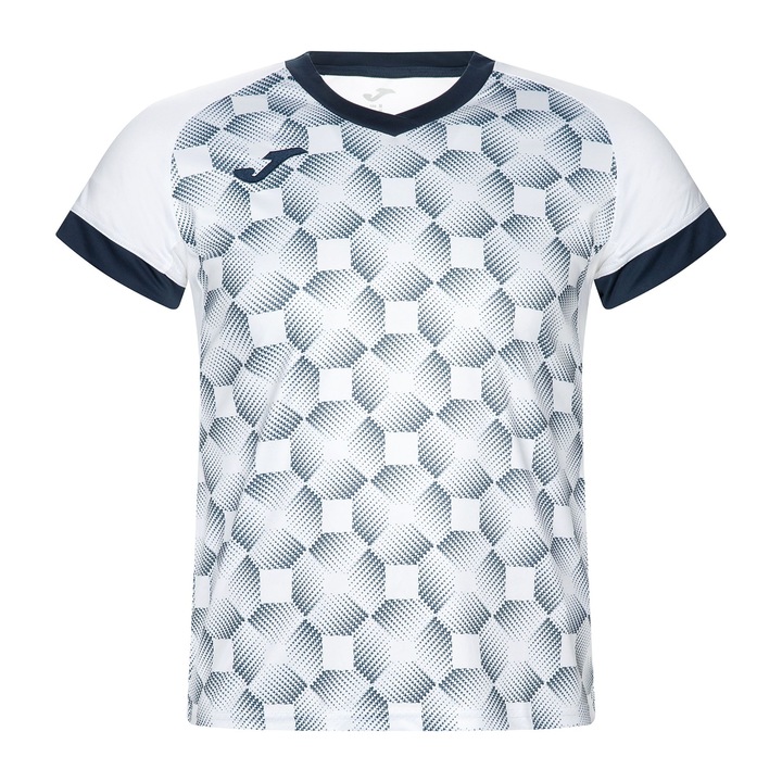 Tricou volei dama Supernova III, Joma, Poliester, Alb/Albastru, Alb/Albastru, XL