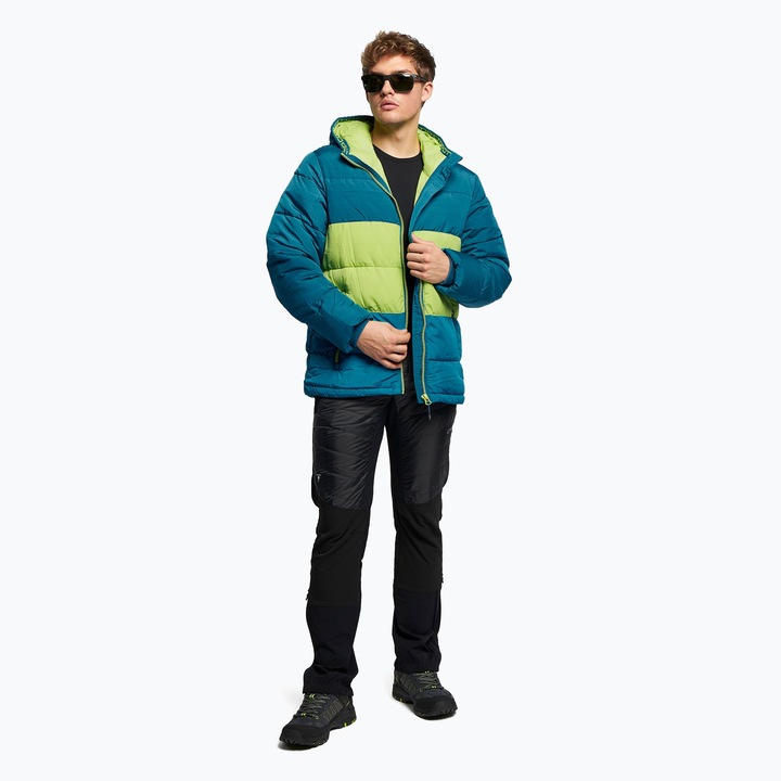 Jacheta ski barbati, CMP, Poliester, Verde/Albastru, 50