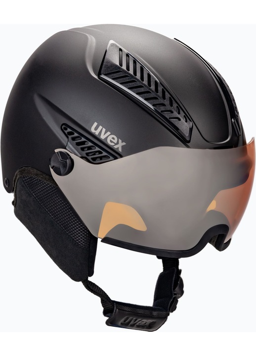 Casca de schi, Uvex, Negru, 55-57 cm