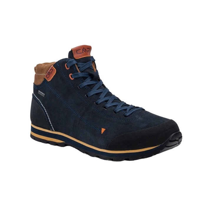 Ghete de trekking pentru barbati, CMP, Piele naturala/Poliester, Bleumarin, 46