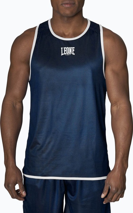 Maiou reversibil barbati, LEONE, Poliester, Rosu/Albastru, Rosu/Albastru