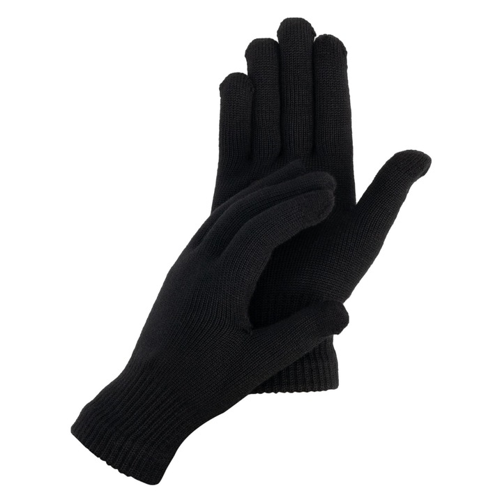Manusi de trekking, Smartwool, Lana/Acril/Nailon/Elastan, Negru, S