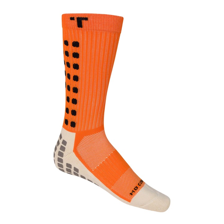 Унисекс спортни чорапи, Trusox, Mid-Calf Cushion, Cotton, Orange, 38.5-43 EU