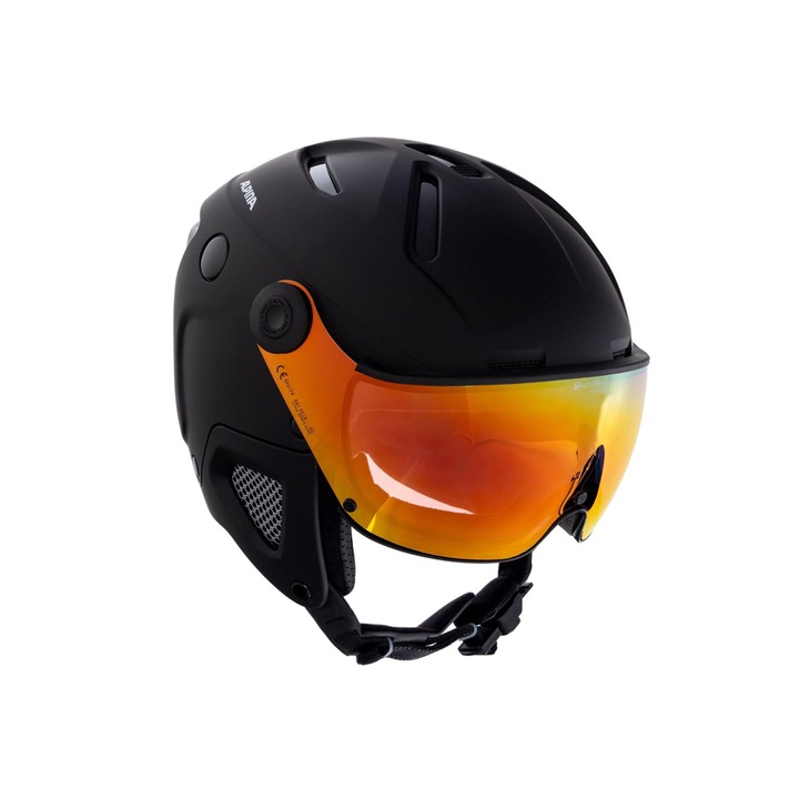 Casca de schi pentru barbati, Alpina, 58-61 cm, Negru