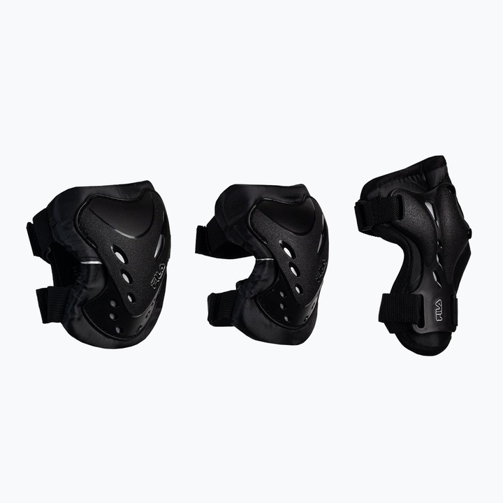Set echipament de protectie pentru barbati, FILA, Neopren, Negru, S