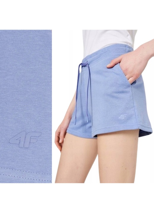 4F Pantaloni sport dama Kathu, Albastru deschis