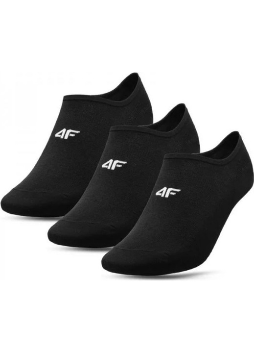Чорапи унисекс, 4F, памук, черни - 654310, Черен, 39-42