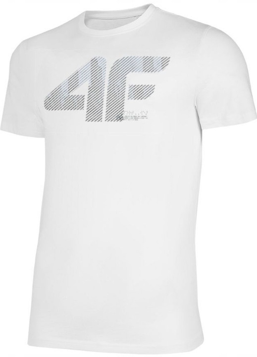 Tricou barbati, 4F, Alb - 65448, Alb
