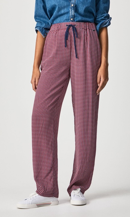 Noi nadrag, Pepe Jeans, Viszkoz, Piros/Kék