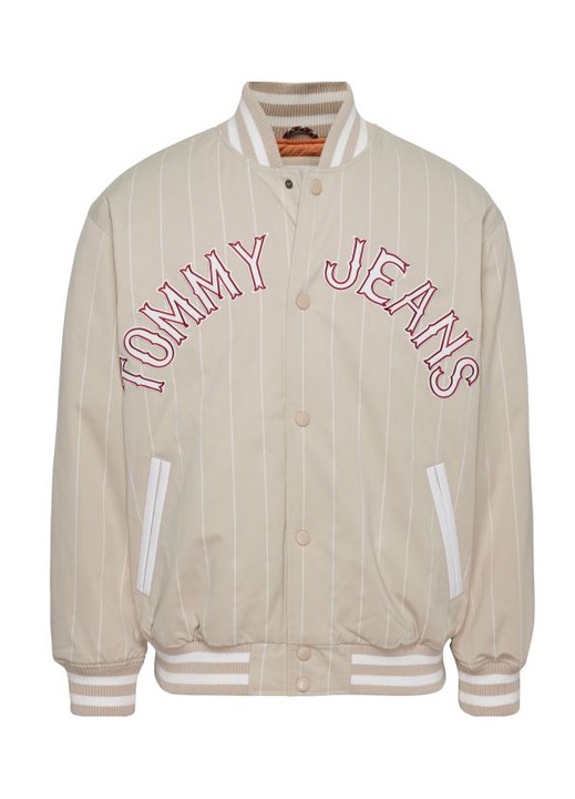 Férfi kabát, Tommy Hilfiger, poliamid, krémszínű, Fehér/Bézs