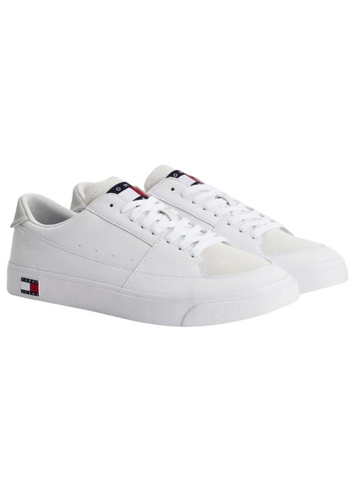 мъже, Tommy Hilfiger, кожа, бяло, Бял