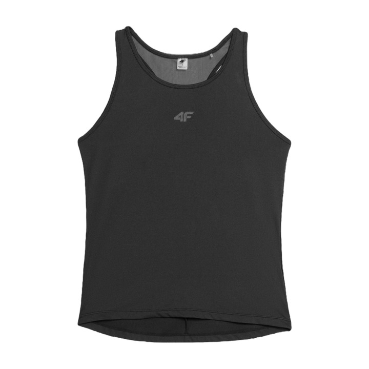 Maiou pentru femei, 4F, Poliester, Negru, Negru