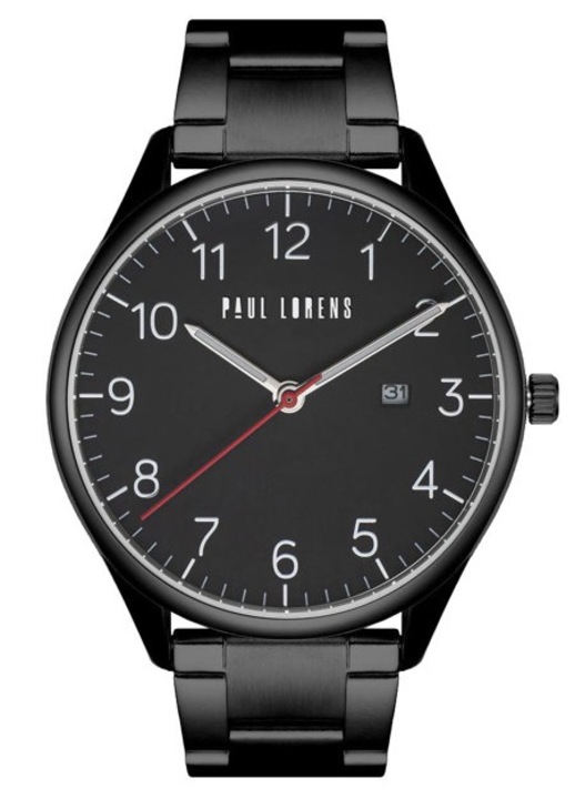 Ceas dama din metal, Paul Lorens, Negru