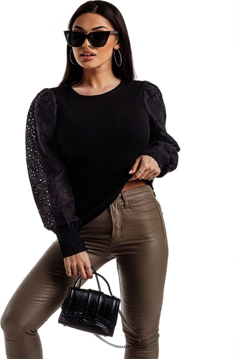 Bluza dama, Och Bella, Bumbac.Negru