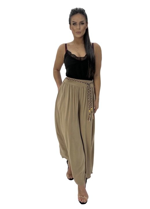 Pantaloni dama, Och Bella, Vascoza, Maro - 65488, Maro