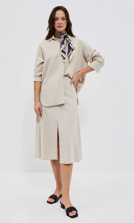 Fusta dama, Moodo, In, Bej, XL INTL