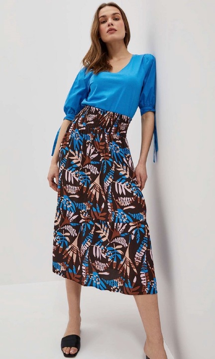 Fusta dama, Moodo, Viscoza, Multicolor, XS INTL