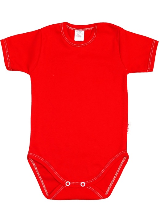 Body copii KLEKLE, Bumbac, Rosu, Rosu