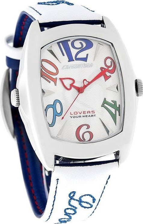 Chronotech CT7696M-13 Orologio Unisex Analogico Al Quarzo Con Cinturino In Pelle Di Vitello Blu - 2