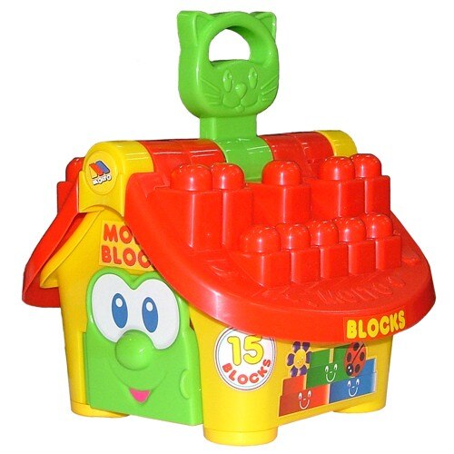 Set Casuta Polesie cu 15 Cuburi