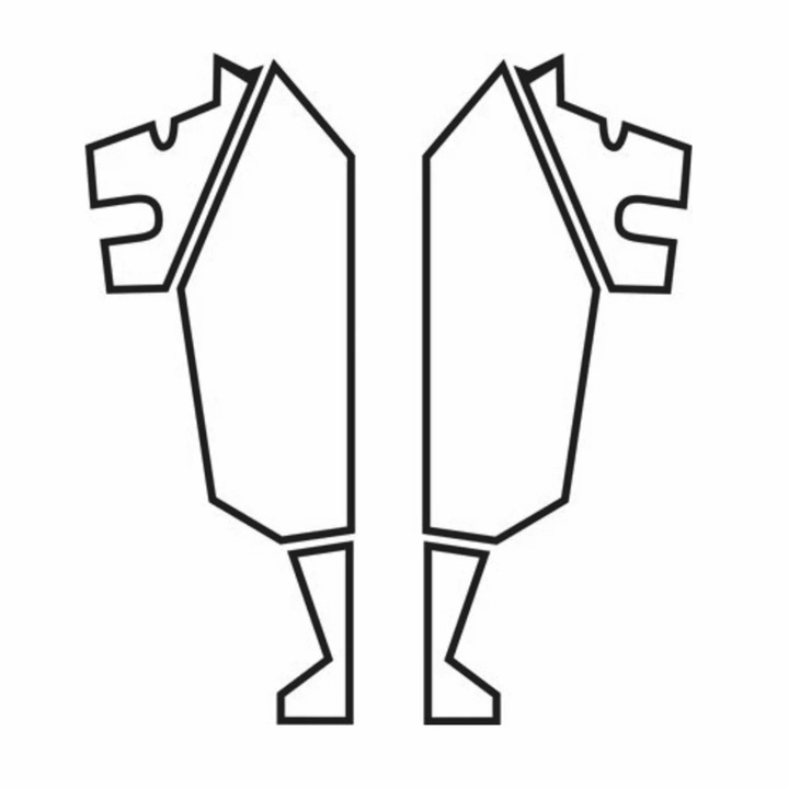 Set 2 stickere camion Man, 30Cm, Rezistent La Apa, Soare, Negru