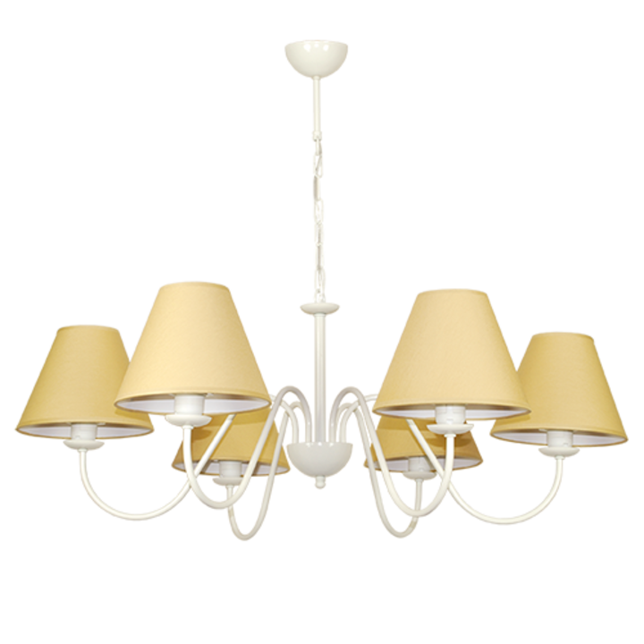 Полилей Lightstyle Елеганс Шинц Банан, 6xE27, Крем