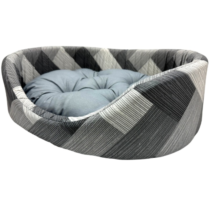 Pat pentru catei, 45 x 35 x 13 cm, S, Multicolor